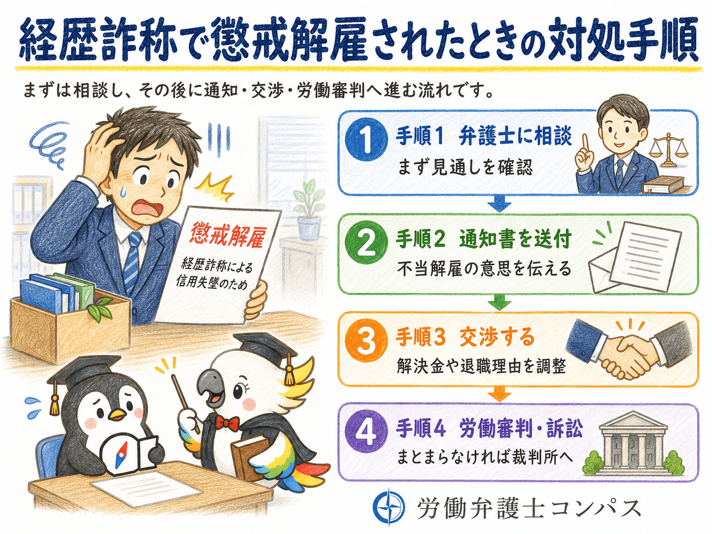 ５章　経歴詐称で懲戒解雇された場合の対処手順
